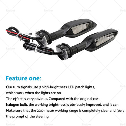 LED Turn Signal Lights for Yamaha MT-01 MT-03 MT-07 MT-09 MT-25 MT-10