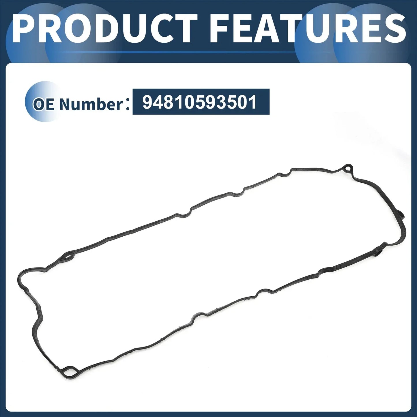 Engine Valve Cover Gasket for Porsche Panamera (2009-2016) 1 Set