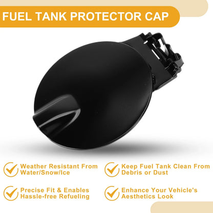 Fuel Tank Door Cap for Chevy Colorado 2004-2012 Fuel Filler Flap Cover Black