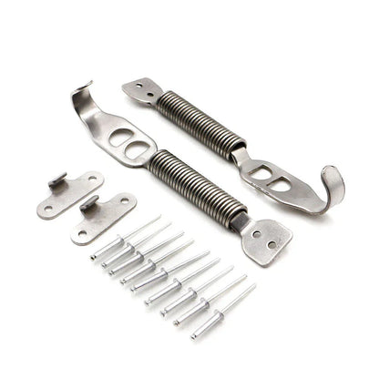 Stainless Steel Racing Bonnet Hook Pin Lock Kit for Car (No Year Specified)
