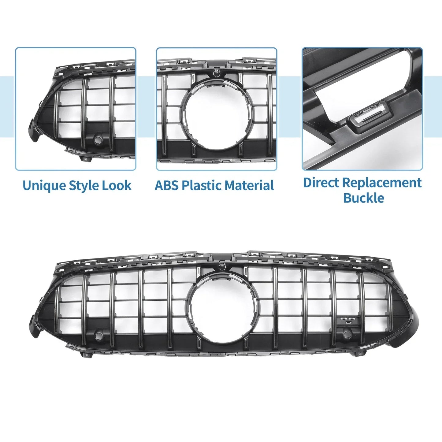 Front Upper Bumper Grille for Mercedes-Benz A-Class (2023-2024)