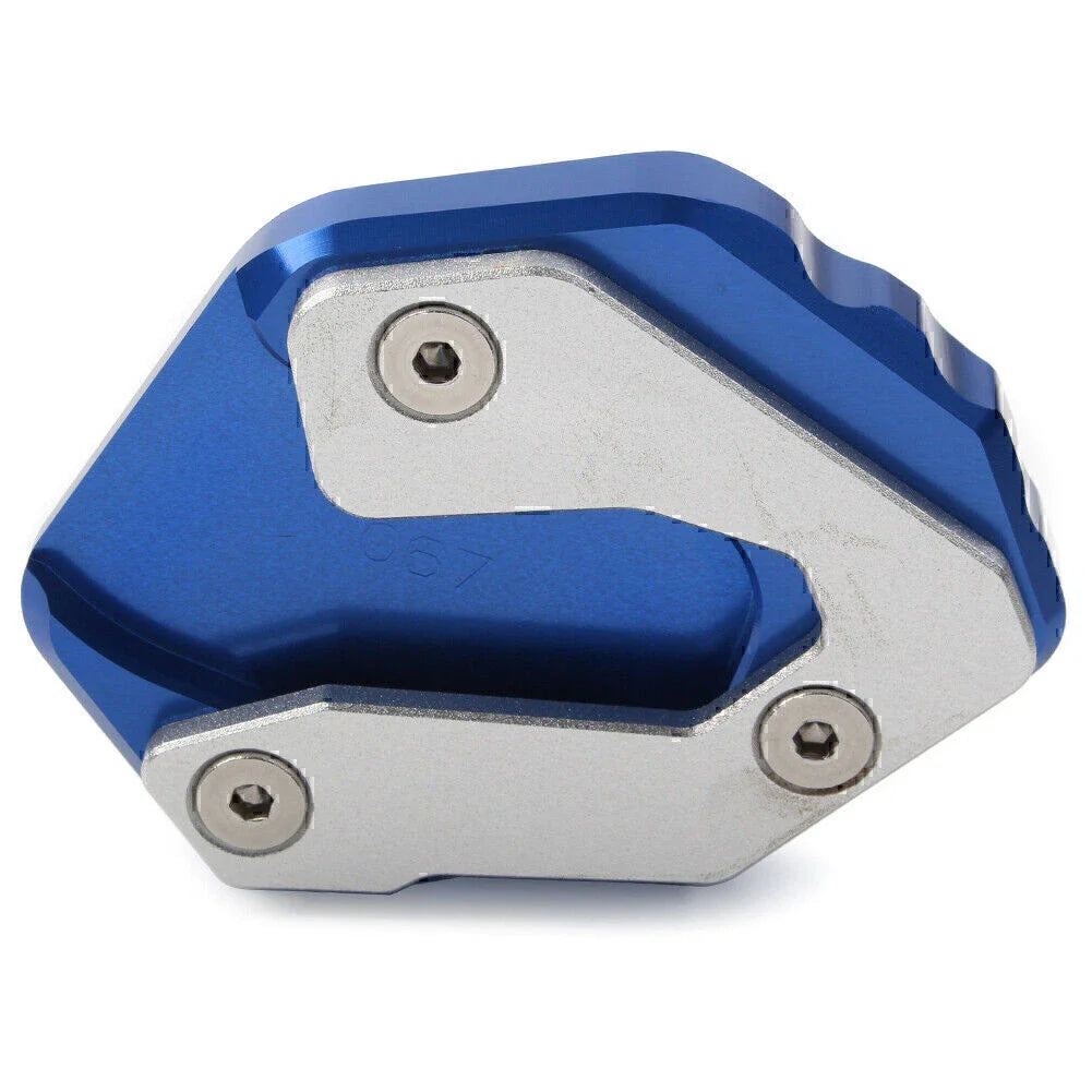 CNC Blue Side Kickstand Extension Plate for Yamaha MT-09 Tracer, XSR 900