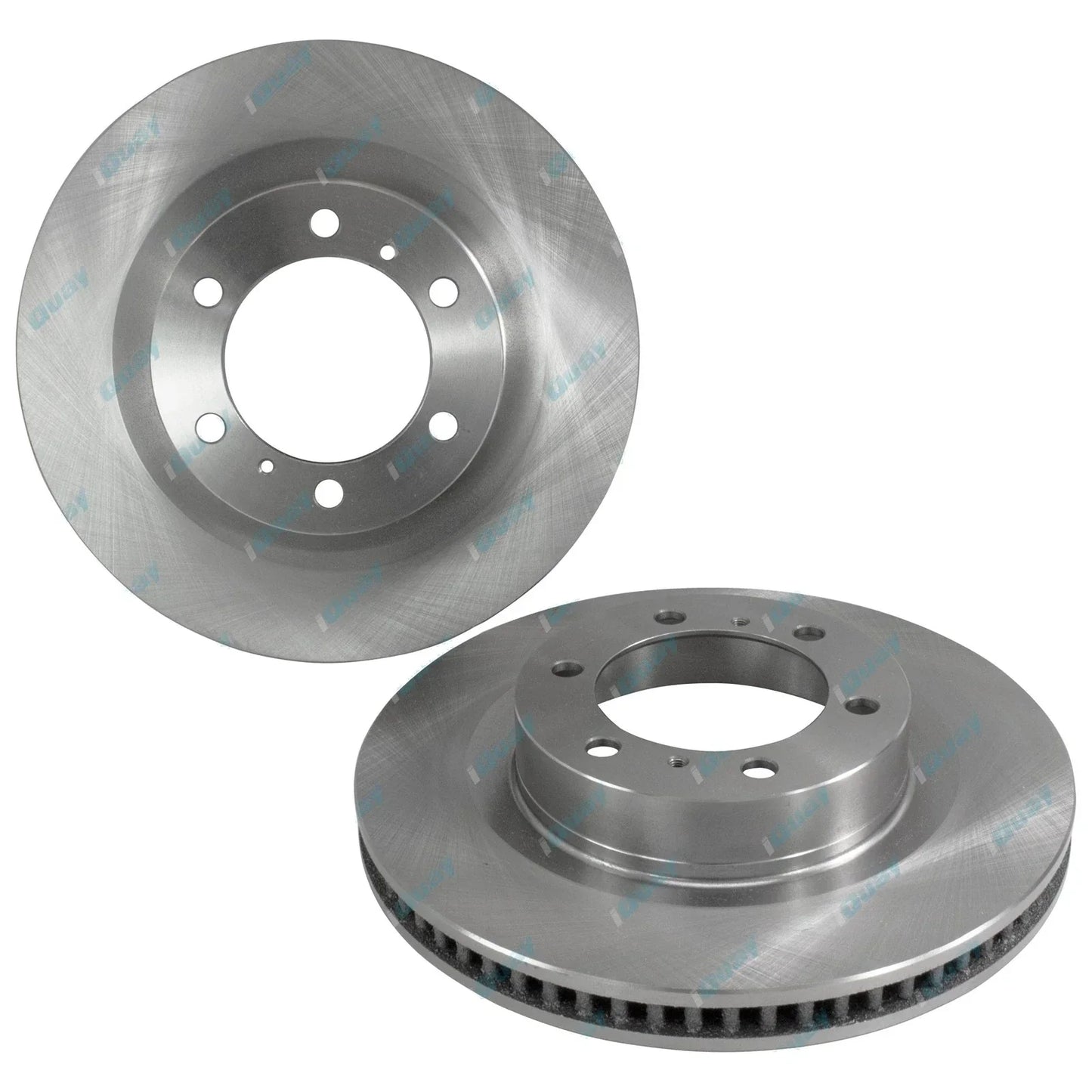 2 Front Brake Rotors + Pads for Toyota Prado KDJ155R 4cyl 3.0L 1KD-FTV 2009~2013