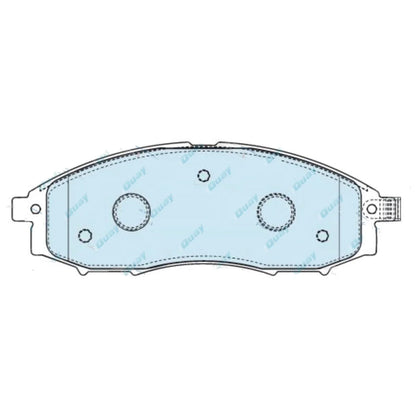 HD Front Disc Brake Pads Set for Nissan Navara D22 1997~2016 4x4 Ute