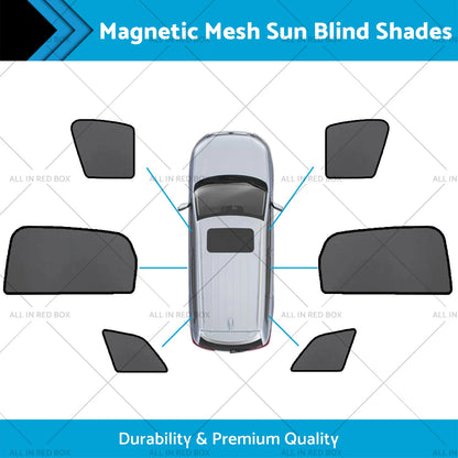 Magnetic Mesh Sun Blind Shades for Audi Q7 SQ7 (2015-2025)