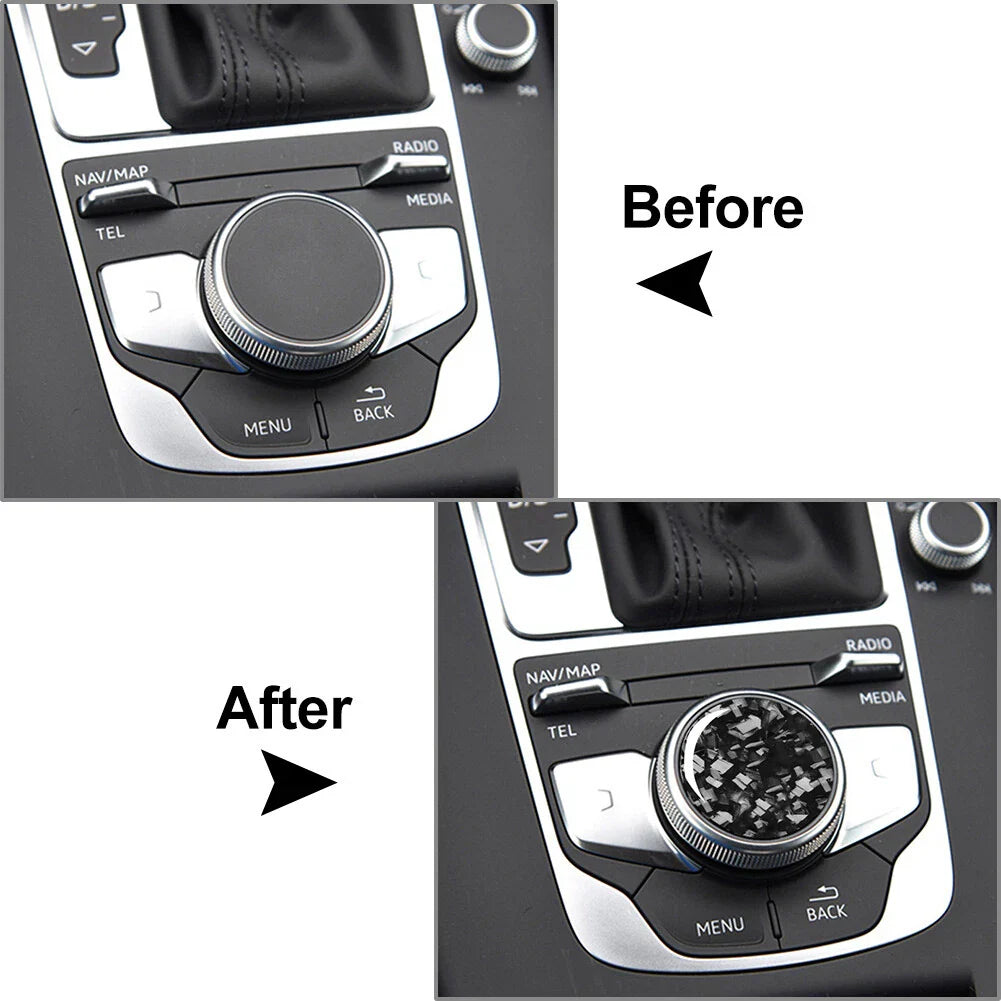 Multi-Media Control Knob Cover Trim for Audi A3 S3 RS3 (2013-2020)