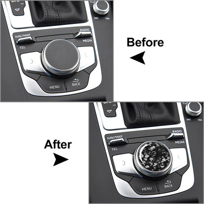 Multi-Media Control Knob Cover Trim for Audi A3 S3 RS3 (2013-2020)