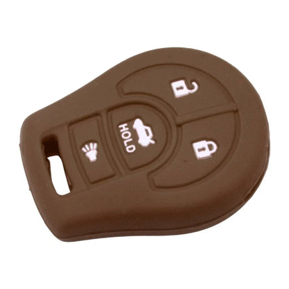 Silicone 4 Button Remote Key Cover Case for Nissan Cube Rogue Versa NV200