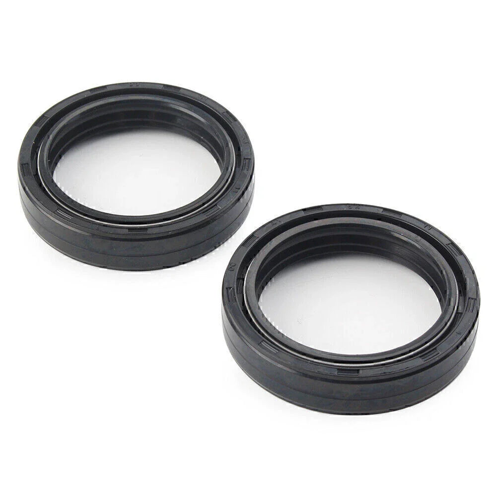 Black 48x60mm Motorcycle Front Fork Damper Shock Absorber Oil Seal