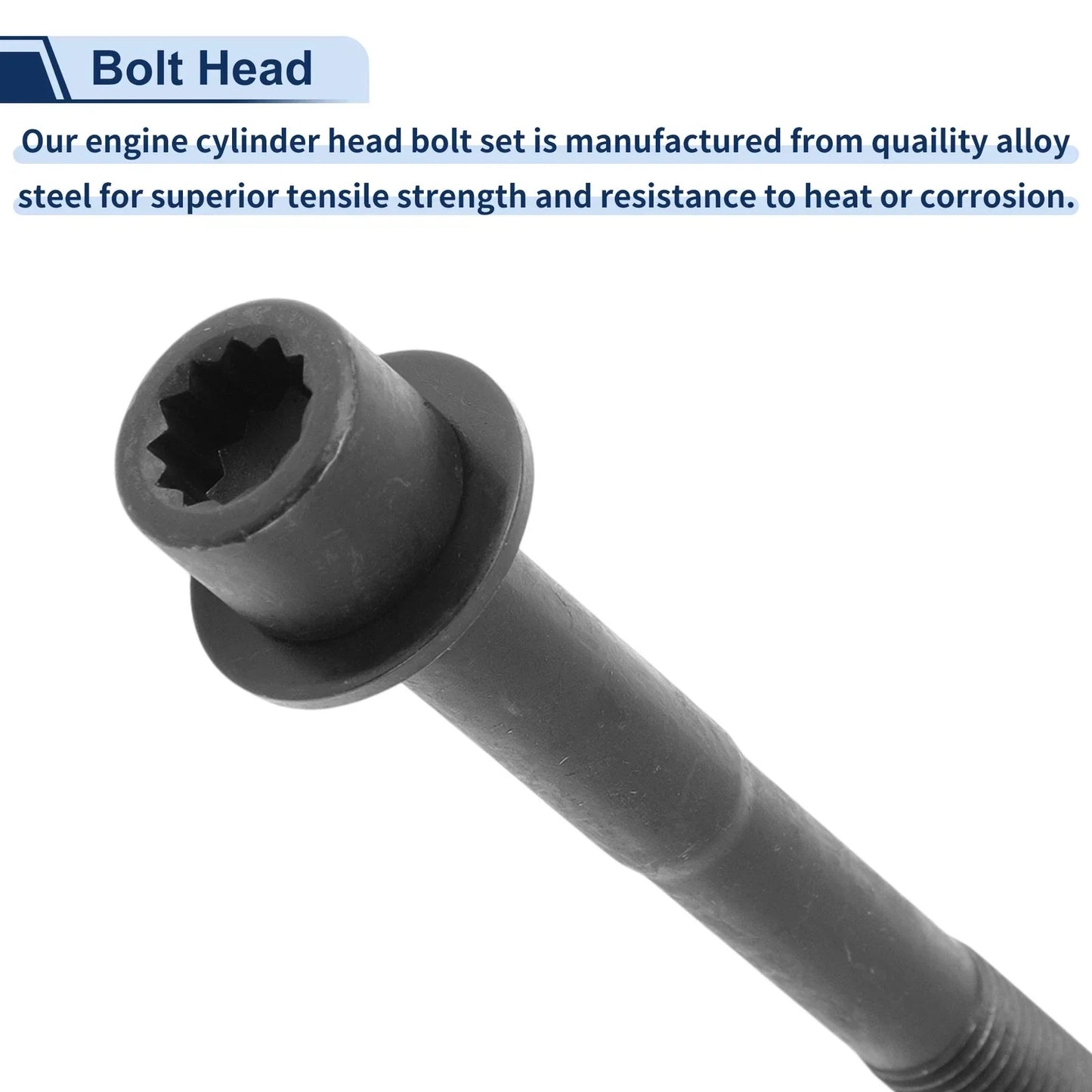 Engine Cylinder Head Bolt Set for Lexus ES350 3.5L V6 (2007-2020)