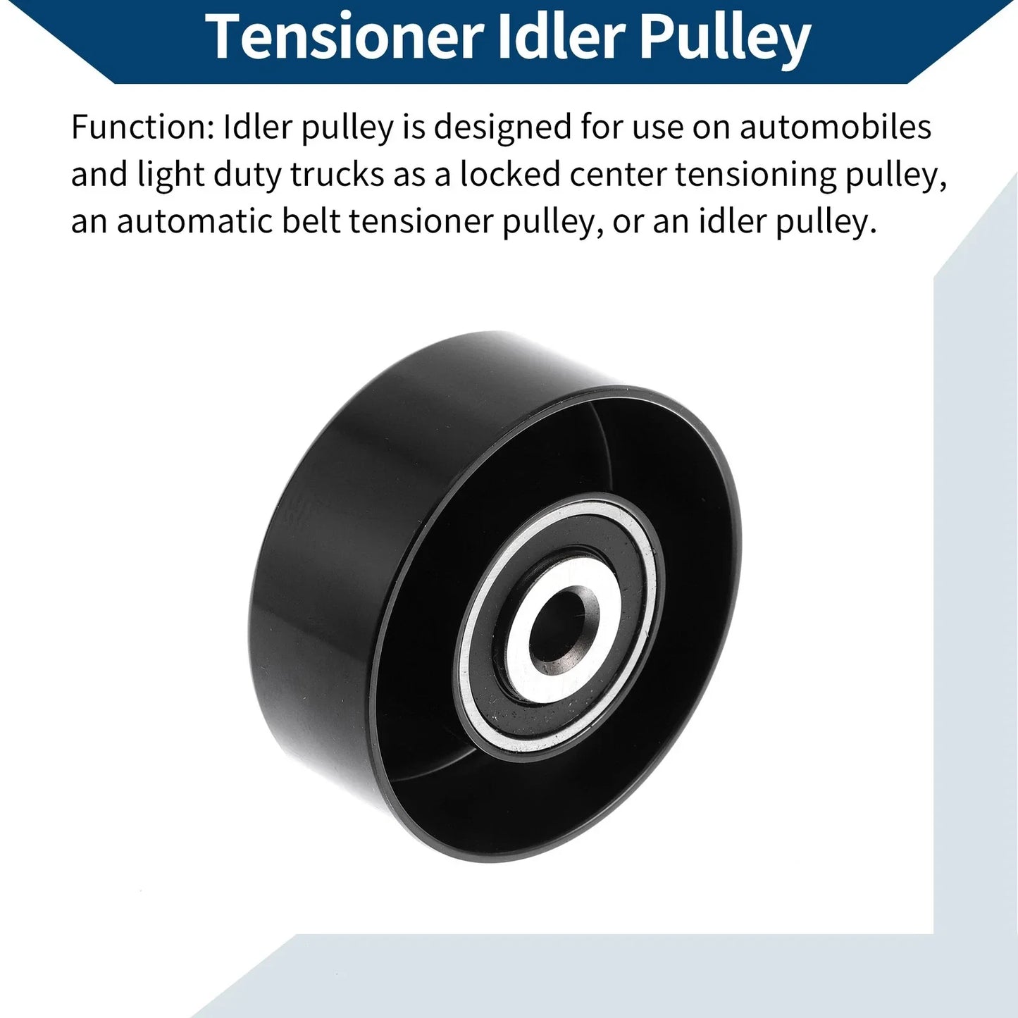 Drive Belt Idler Pulley for Hyundai Santa Fe (2007-2018) 1 x Piece