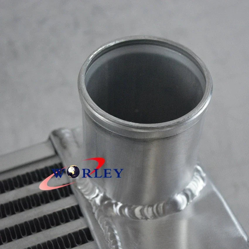 Universal V Mount Turbo Intercooler FMIC 25x12x3.5 2.75" Inlet Outlet
