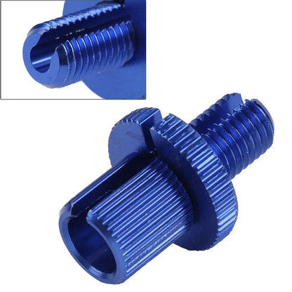 8mm Clutch Brake Throttle Cable Adjuster Screw for Motorcycle ATV Pit Bike Blue