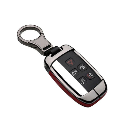 Leather Key Fob Case Cover for Jaguar Land Rover Discovery Range Rover