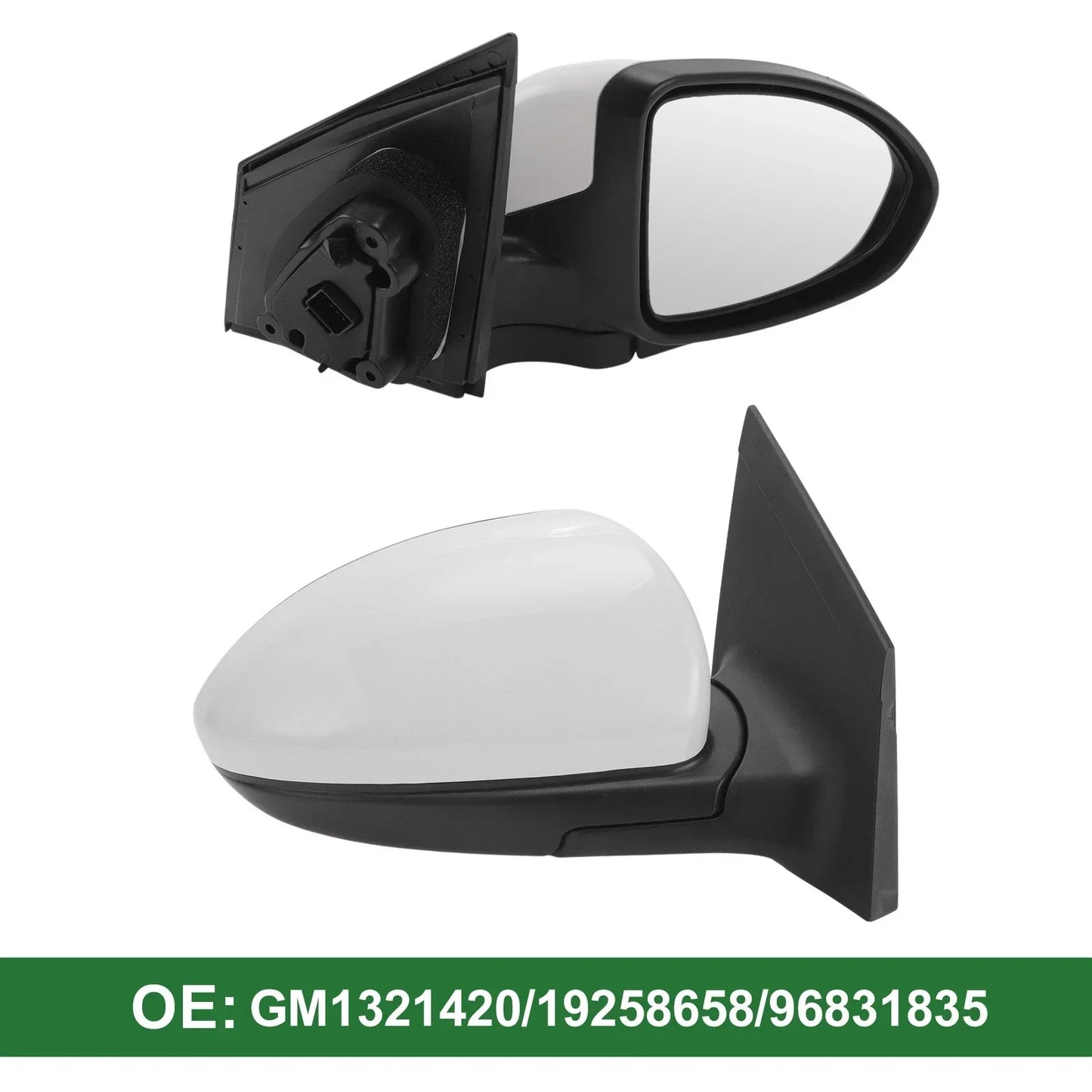 Passenger Side Door Mirror for Chevrolet Cruze (2011-2015) - 3 Pins Replacement