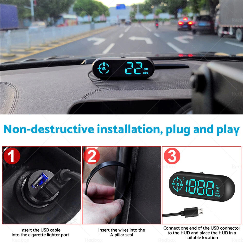 LED Digital GPS Speedometer for Universal Vehicles