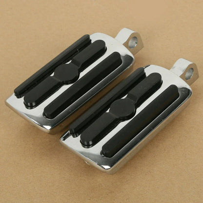 1 1/4" Short Angled Highway Bar Engine Guard Footpegs for Harley