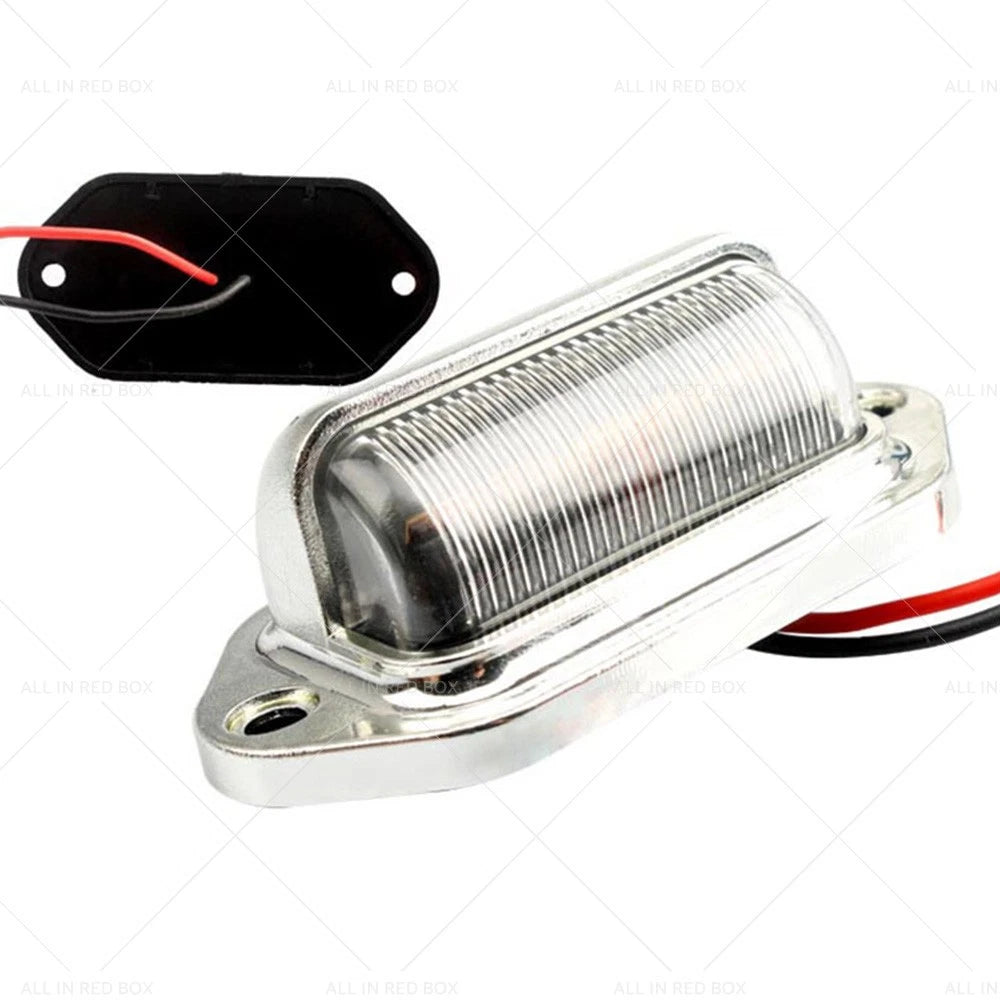 6 LED License Plate Light Lamps for Truck SUV Trailer Lorry