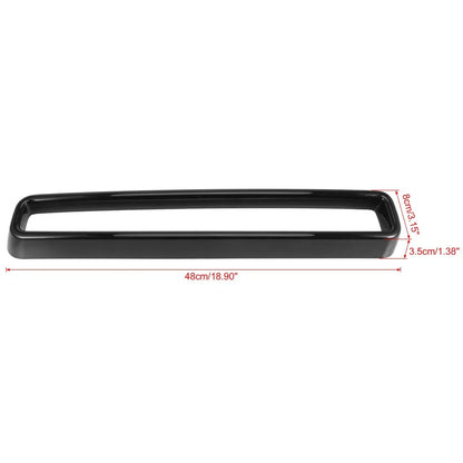 Black Front Grill Grille Inserts Cover Trim for Dodge Challenger (2015-2020)