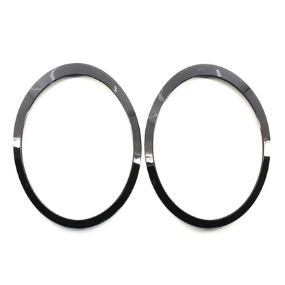 Glossy Black Headlight Trim Rings for Mini Cooper R55 R56 R57 R58 R59 (2007-2015)