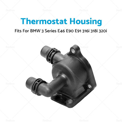 Thermostat Housing for BMW 3 Series E46 E90 E91 316i 318i 320i (2000-2013)