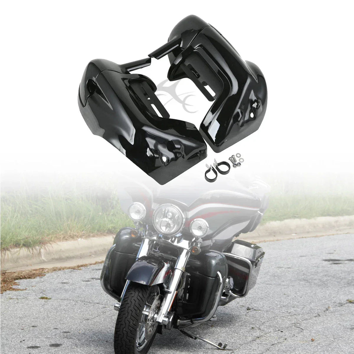 Vented Leg Fairings Cap for Harley Touring FLHR (1983-2013)