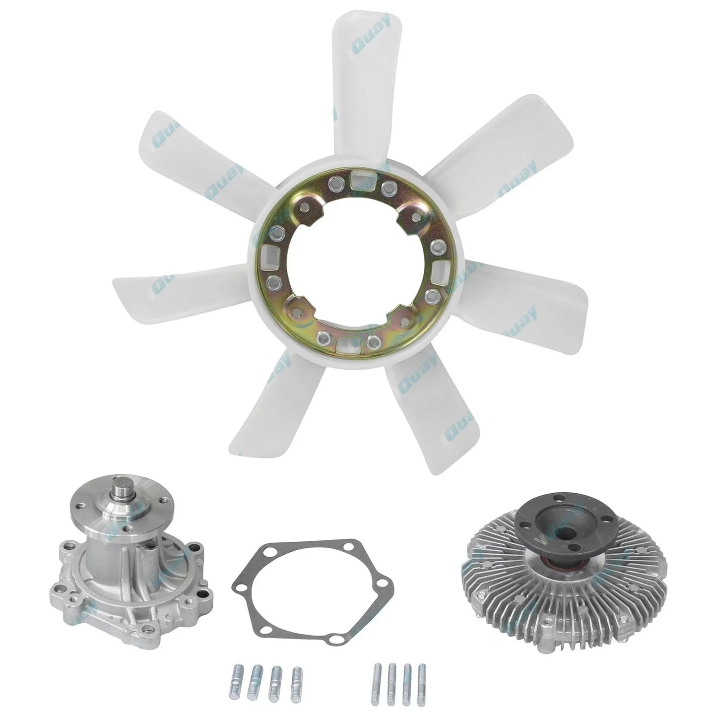 Water Pump Fan Clutch & Blade for 4Runner LN130 4cyl 2.8L 3L Diesel 1989~1996