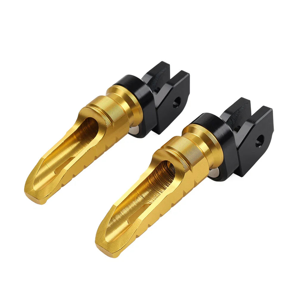 Gold Front Footrests Pegs for Ducati Monster 1100 821 1200 (2009-2020)