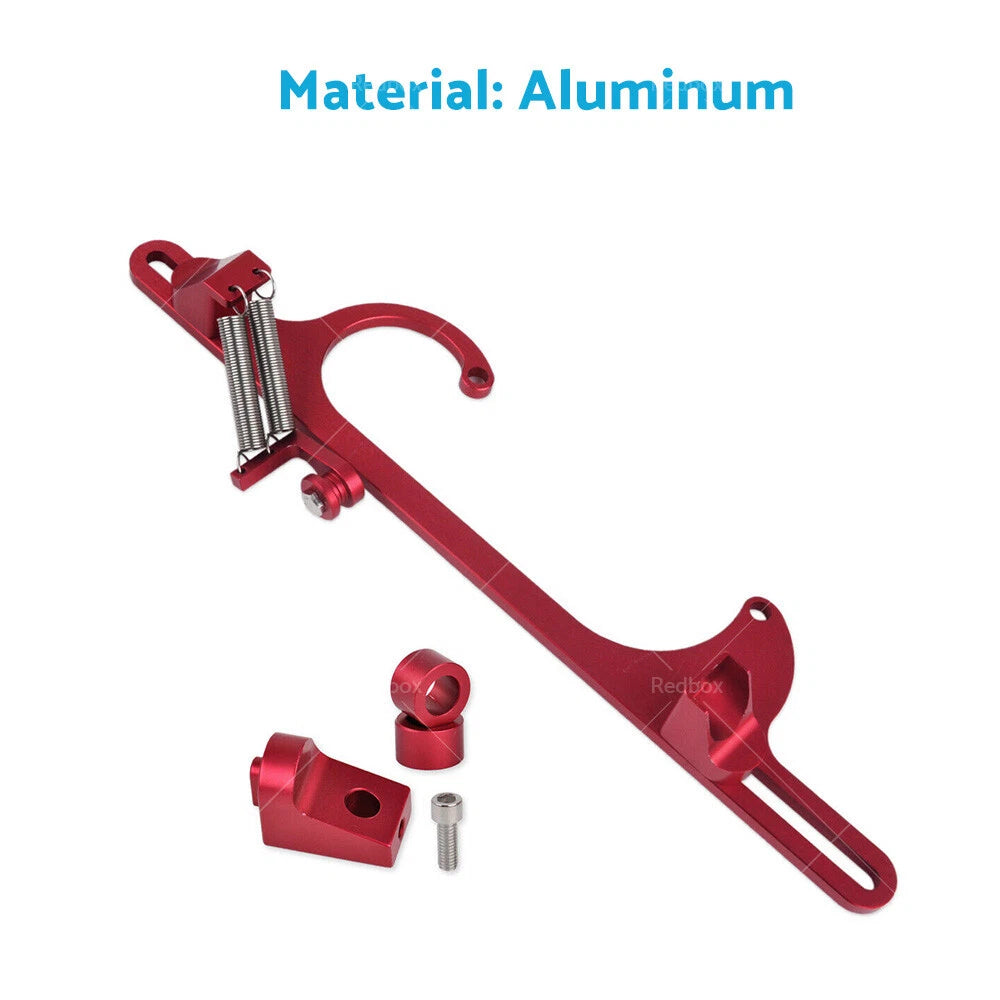 Throttle Cable Bracket for Carb 4150 4160 Carburetor Billet Aluminum Red