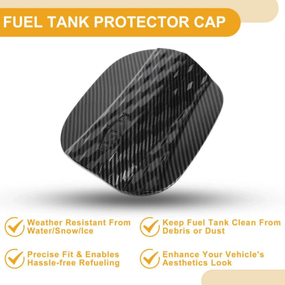 Fuel Tank Door Cap for Hyundai Sonata 2024-2025 Gas Tank Flap Carbon Fiber