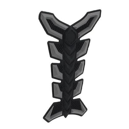 3D Decal Sticker Protector for Universal Motorcycle Grey Gas Fuel Tank Pad