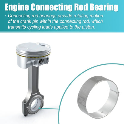 8 x Connecting Rod Bearings for Hyundai Santa Fe Tucson (2012-2018)