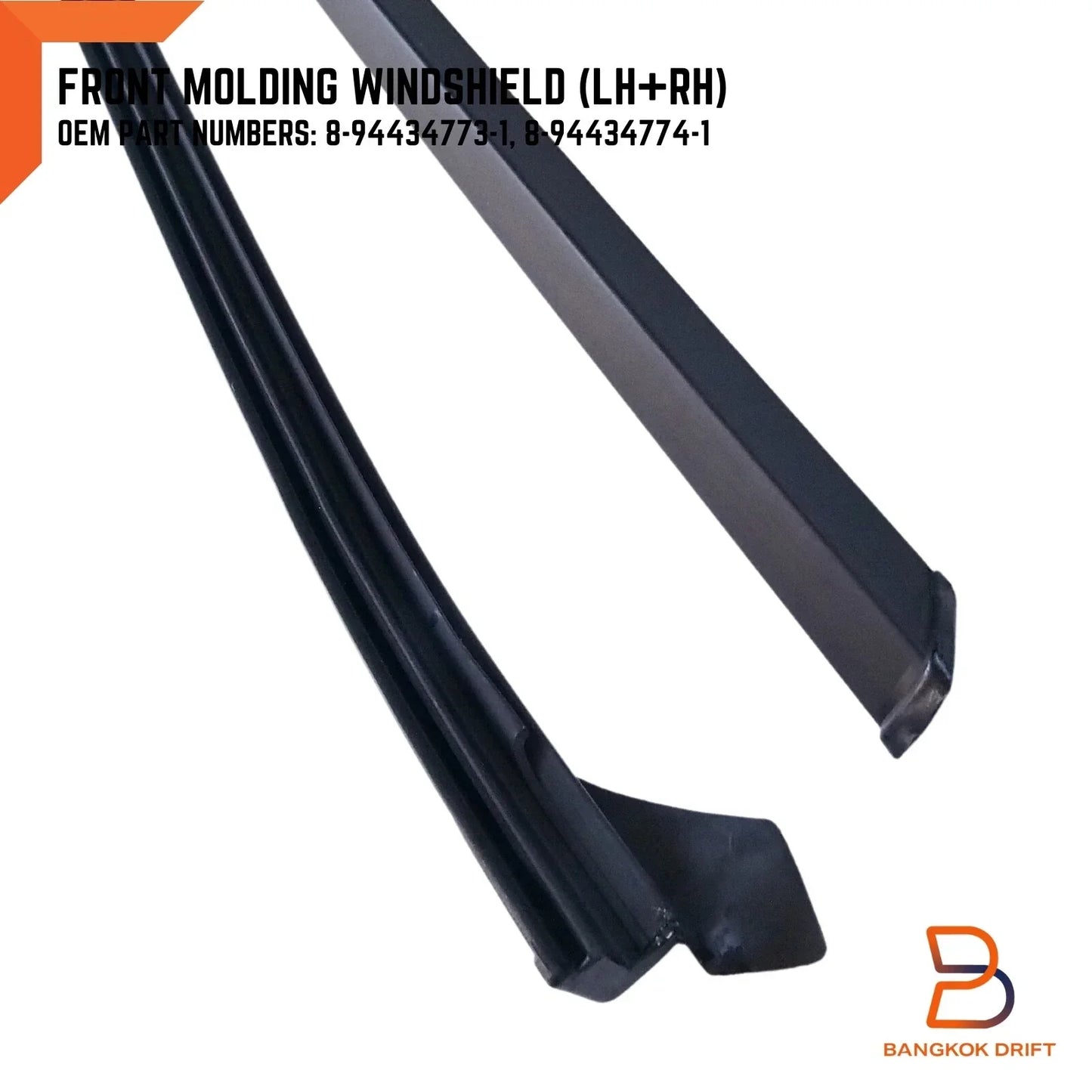 Windscreen Side Moulding Rubber Seal  For Holden Rodeo TF TFR (88-96)
