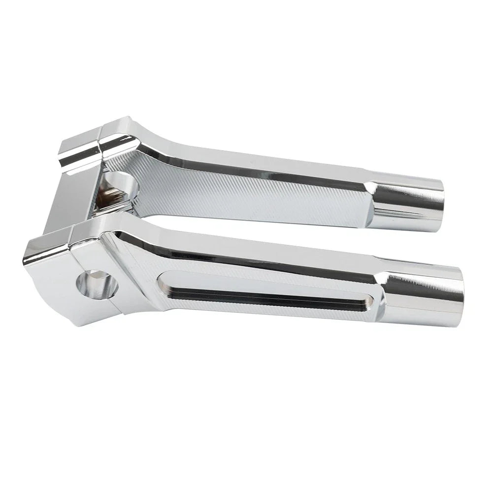 8" Chrome Pullback Handlebar Riser for Harley Dyna M8 Softail Street Bob (2018-21)