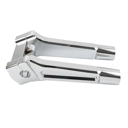 8" Chrome Pullback Handlebar Riser for Harley Dyna M8 Softail Street Bob (2018-21)