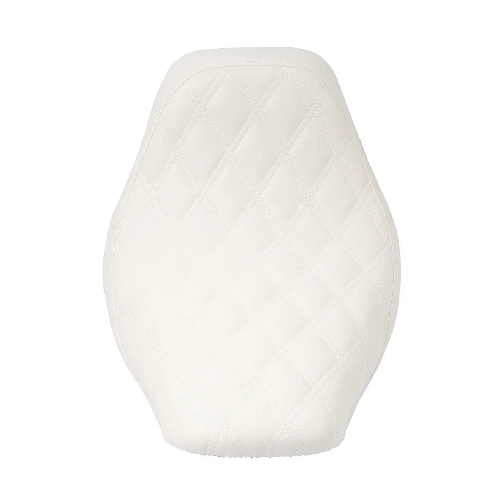 Driver Seat Cushion for Harley Heritage Softail FLSTC (2006-2017) White