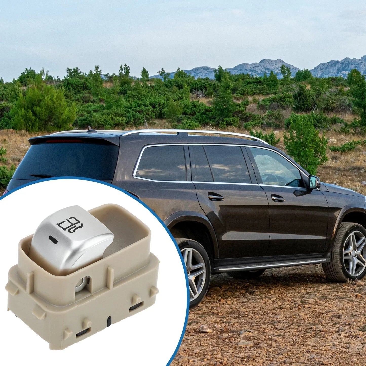 Fuel Door Release Switch for Mercedes-Benz S550 2014-2017 Beige