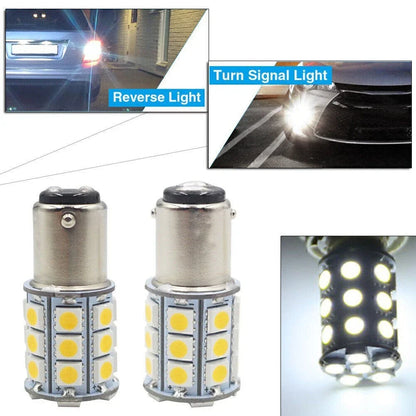 27-SMD BA15D White Cabin Marine Boat Interior Light Bulbs (1004-1142)