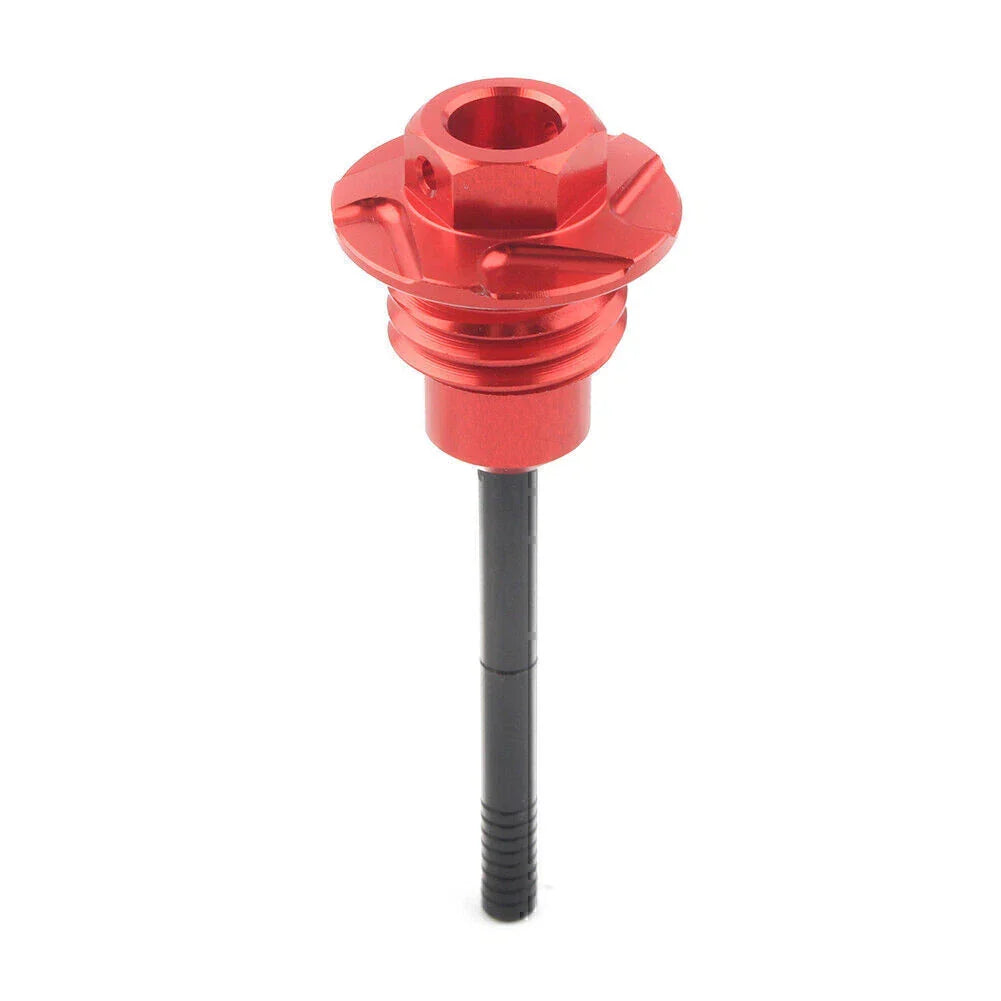 Red Billet Oil Dipstick Plug for Honda CRF450R (2009-2016)