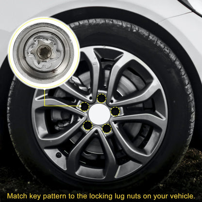 313 Wheel Lock Lug Nut Set with Protector Socket for Mercedes Benz