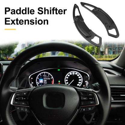 Paddle Shifter 2 x Aluminum Alloy Black for Honda Spirior Odyssey (2015-2018)