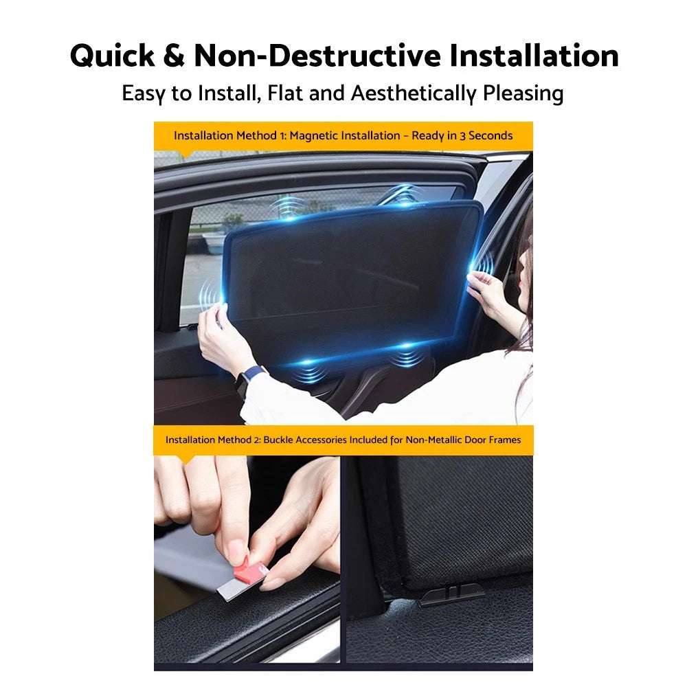 Magnetic Sun Shades for Kia EV5 2023-2025