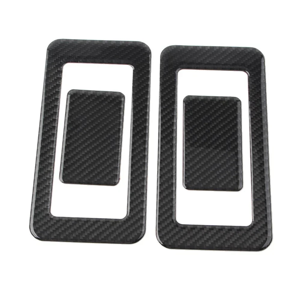 4 x Interior Rear Seat Switch Cover Trim for Jeep Wrangler JK (2011-2017)