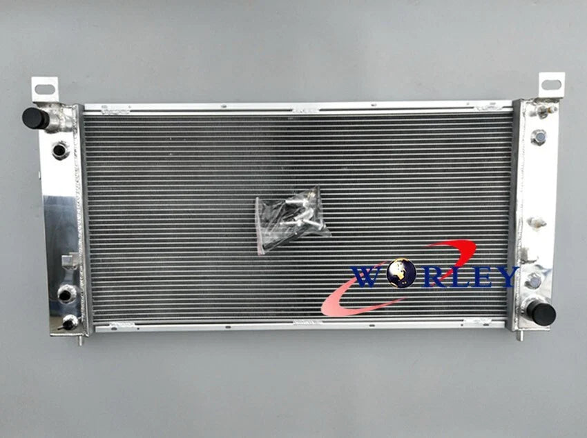 Aluminum Radiator & Fan for Chevrolet Silverado 1500 2500 3500 (2007-2013)