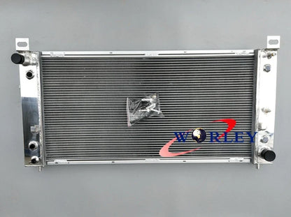 Aluminum Radiator & Fan for Chevrolet Silverado 1500 2500 3500 (2007-2013)