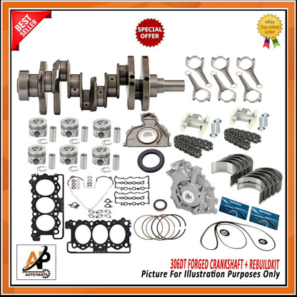 Crankshaft Rebuild Kit for Land Rover Range Rover Jaguar 306DT (1984–1996)
