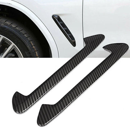 Carbon Fiber Side Air Fender Vent Trim for BMW X3 X4 (2018-2023)
