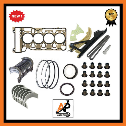 Head Gasket + Engine Rebuild Kit Replacement for BMW 2.0 N43 (2007–2016)