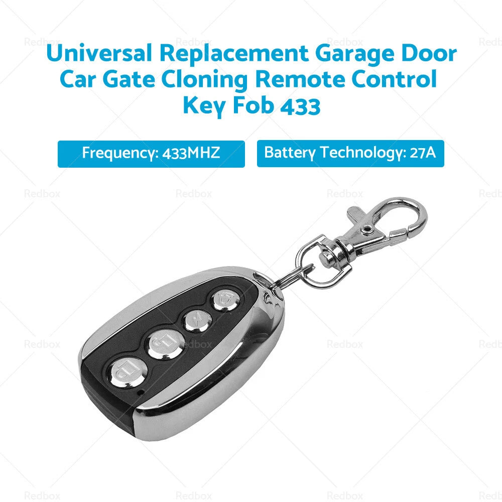 433Mhz Universal Garage Door Remote Control Key Fob