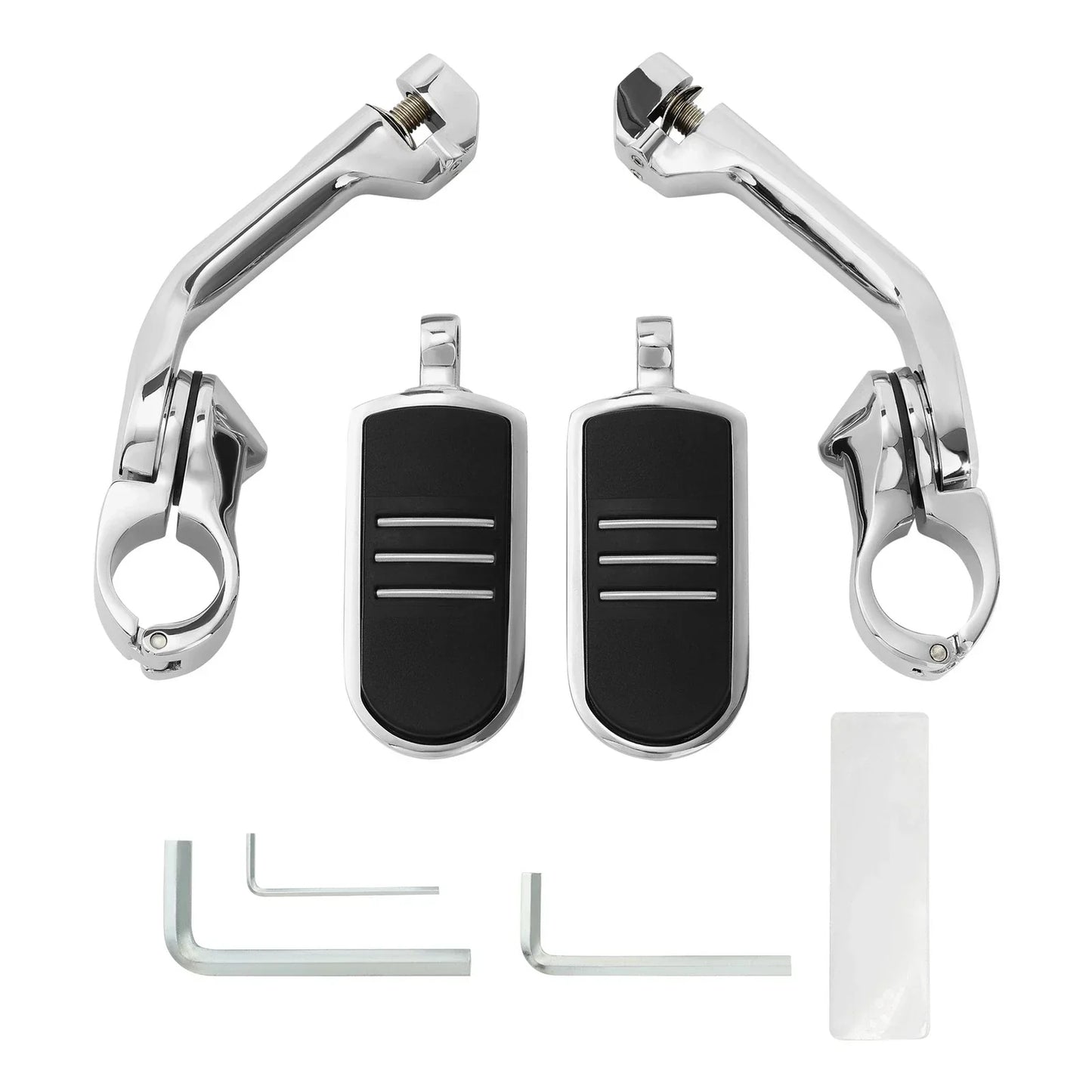 1 1/4" Long Angled Foot Pegs for Harley